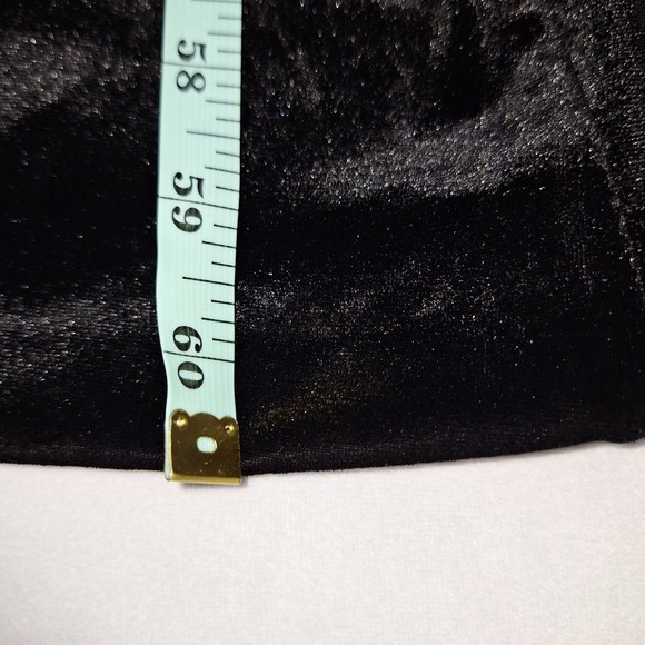 Disturbia Maxi Dress 16 Antivenom Spider Cut Out Mesh Black Velvet Gown Goth - Picture 7 of 10